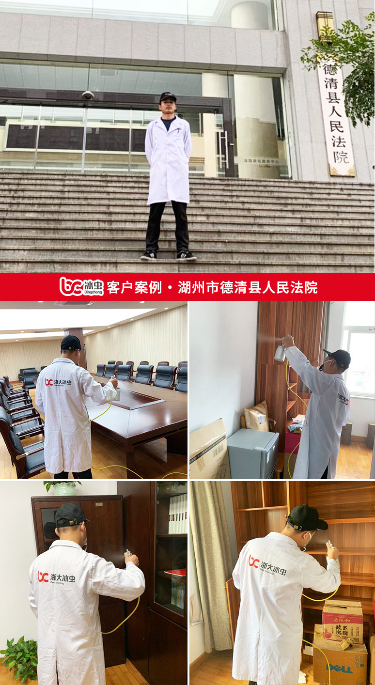 冰虫除甲醛案例-德清县人民法院